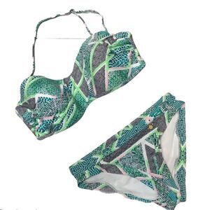 Sunseeker Women’s Swim Halter Top Bikini Bottoms